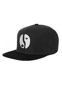 TWO FACE SNAPBACK(CHARCOAL)